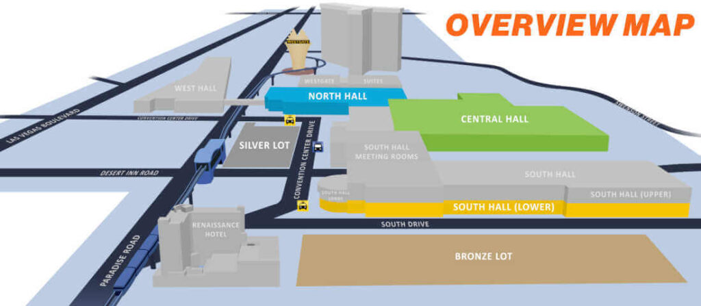 World of Concrete 2023 Convention Center Map